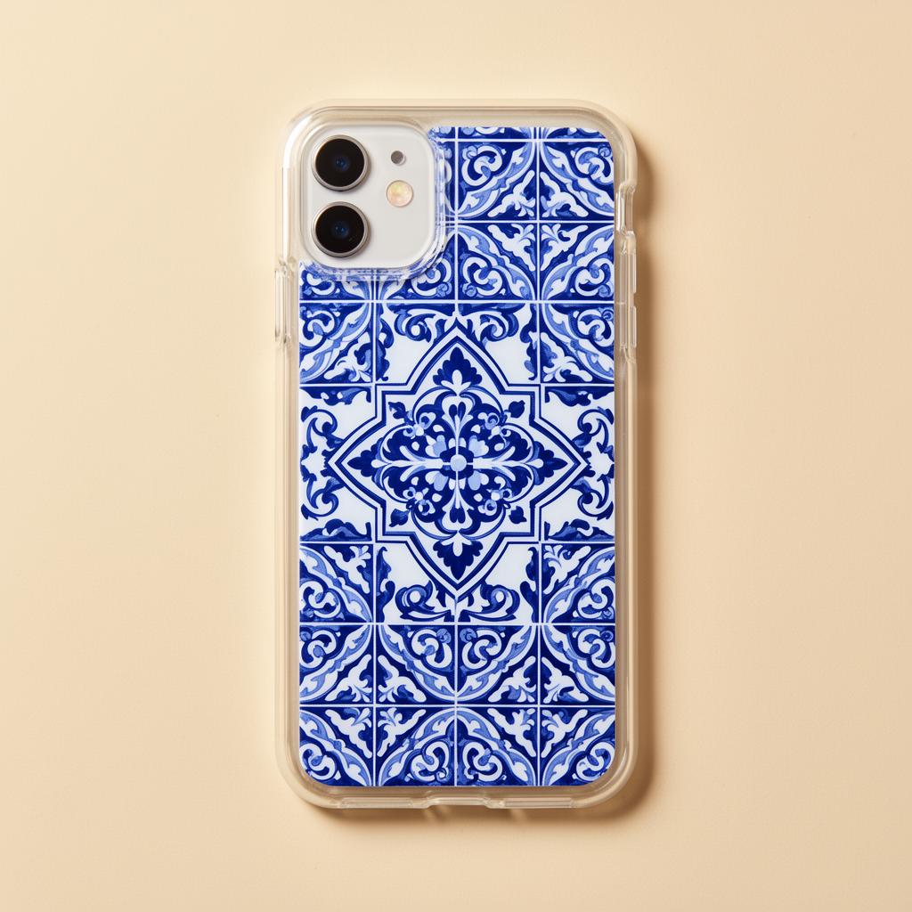 Capa Azulejo Medalhão